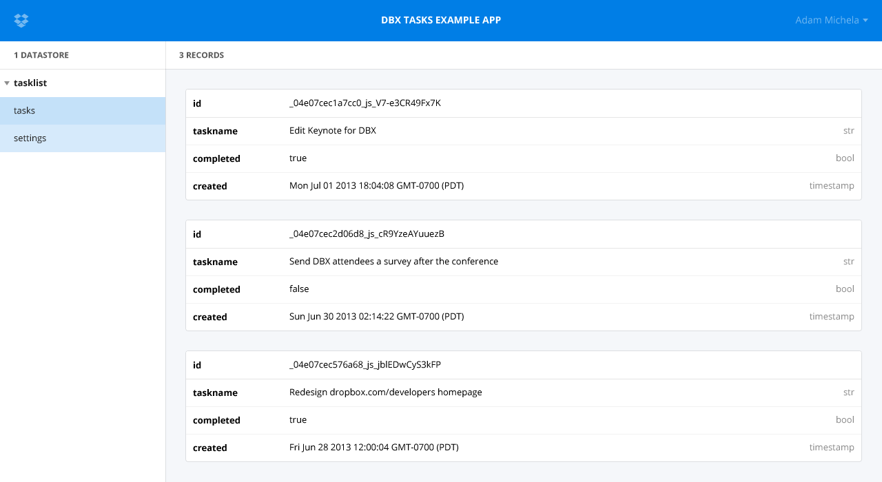 Datastore Explorer